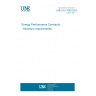 UNE EN 17669:2023 Energy Performance Contracts - Minimum requirements