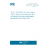 UNE EN ISO 1833-4:2024 Textiles - Quantitative chemical analysis - Part 4: Mixtures of certain protein fibres with certain other fibres (method using hypochlorite) (ISO 1833-4:2023)