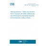 UNE EN 352-9:2020+A1:2024 Hearing protectors - Safety requirements - Part 9: Earplugs with safety-related audio input (Endorsed by Asociación Española de Normalización in May of 2024.)