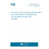 UNE EN ISO 1158:1999 PLASTICS. VINYL CHLORIDE HOMOPOLYMERS AND COPOLYMERS. DETERMINATION OF CHLORINE CONTENT. (ISO 1158:1998).