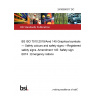 24/30500317 DC BS ISO 7010:2019/Amd 145 Graphical symbols — Safety colours and safety signs —Registered safety signs. Amendment 145: Safety sign E074 : Emergency rations