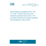 UNE EN IEC 61000-3-2:2019/A2:2024 Electromagnetic compatibility (EMC) - Part 3-2: Limits - Limits for harmonic current emissions (equipment input current < 16 A per phase) (Endorsed by Asociación Española de Normalización in May of 2024.)