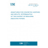 UNE 83212:1989 EX ADMIXTURES FOR CONCRETES, MORTARS AND GROUTS. DETERMINATION OF THE CONTENT OF REDUCERS (REDUCING POWER)