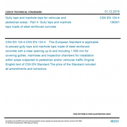 CSN EN 124-4 - Gully Tops And Manhole Tops For Vehicular And Pedestrian ...