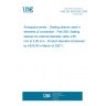 UNE EN 4530-006:2006 Aerospace series - Sealing sleeves used in elements of connection - Part 006: Sealing sleeves for external diameter cable 4,68 mm to 5,05 mm - Product standard (Endorsed by AENOR in March of 2007.)