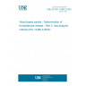 UNE EN ISO 12460-3:2024 Wood-based panels - Determination of formaldehyde release - Part 3: Gas analysis method (ISO 12460-3:2023)