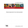 PD CEN/TR 16588:2014 Manual measurement of snow water equivalent