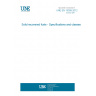 UNE EN 15359:2012 Solid recovered fuels - Specifications and classes