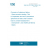 UNE EN ISO 7539-6:2020/A1:2024 Corrosion of metals and alloys - Stress corrosion testing - Part 6: Preparation and use of precracked specimens for tests under constant load or constant displacement - Amendment 1 (ISO 7539-6:2018/Amd 1:2024)