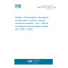 UNE EN ISO 23977-1:2022 Plastics - Determination of the aerobic biodegradation of plastic materials exposed to seawater - Part 1: Method by analysis of evolved carbon dioxide (ISO 23977-1:2020)