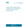 UNE EN ISO 9703-3:2000 ERRATUM Anaesthetic and respiratory care alamr signals. Part 3: Guidance on application of alarms. (ISO 9703-3:1998).