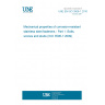 UNE EN ISO 3506-1:2010 Mechanical properties of corrosion-resistant stainless steel fasteners - Part 1: Bolts, screws and studs (ISO 3506-1:2009)