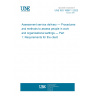 UNE ISO 10667-1:2023 Assessment service delivery — Procedures and methods to assess people in work and organizational settings — Part 1: Requirements for the client