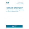 UNE EN 2591-225:2007 Aerospace series - Elements of electrical and optical connection - Test methods - Part 225: RF high potential withstanding voltage (Endorsed by AENOR in February of 2008.)