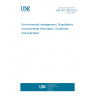 UNE ISO 14033:2021 Environmental management. Quantitative environmental information. Guidelines and examples