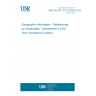 UNE EN ISO 19111:2020/A2:2024 Geographic information - Referencing by coordinates - Amendment 2 (ISO 19111:2019/Amd 2:2023)