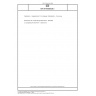 DIN 918 Beiblatt 3 Fasteners - Supplement 3: European Standards - Survey