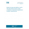 UNE ISO 5893:2012 Rubber and plastics test equipment. Tensile, flexural and compression types (constant rate of traverse). Specification.