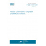 UNE EN ISO 604:2003 Plastics - Determination of compressive properties (ISO 604:2002)