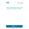 UNE EN 13872:2004 Method of test for smoothing and/or levelling compounds - Determination of shrinkage