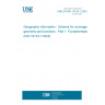 UNE EN ISO 19123-1:2024 Geographic information - Schema for coverage geometry and functions - Part 1: Fundamentals (ISO 19123-1:2023)