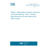 UNE EN ISO 22007-2:2023 Plastics - Determination of thermal conductivity and thermal diffusivity - Part 2: Transient plane heat source (hot disc) method (ISO 22007-2:2022)