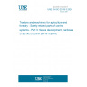 UNE EN ISO 25119-3:2024 Tractors and machinery for agriculture and forestry - Safety-related parts of control systems - Part 3: Series development, hardware and software (ISO 25119-3:2018)