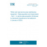 UNE EN 15430-1:2024 Winter and road service area maintenance equipment - Data acquisition and transmission - Part 1: In-vehicle data acquisition (Endorsed by Asociación Española de Normalización in January of 2025.)