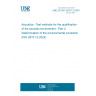 UNE EN ISO 26101-2:2024 Acoustics - Test methods for the qualification of the acoustic environment - Part 2: Determination of the environmental correction (ISO 26101-2:2024)