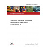 BS EN ISO 2615:2024 Analysis of natural gas. Biomethane. Determination of the content of compressor oil