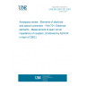 UNE EN 2591-701:2001 Aerospace series - Elements of electrical and optical connection - Part 701: Electrical elements - Measurement of open circuit impedance of couplers. (Endorsed by AENOR in April of 2002.)