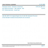 CSN EN 2591-613 - Aerospace series - Elements of electrical and optical connection - Test methods - Part 613: Optical elements - Impact test