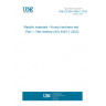 UNE EN ISO 4545-1:2024 Metallic materials - Knoop hardness test - Part 1: Test method (ISO 4545-1:2023)