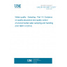 UNE EN ISO 5667-14:2017 Water quality - Sampling - Part 14: Guidance on quality assurance and quality control of environmental water sampling and handling (ISO 5667-14:2014)