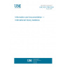 UNE ISO 2789:2024 Information and documentation — International library statistics
