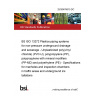 25/30476615 DC BS ISO 13272 Plastics piping systems for non-pressure underground drainage and sewerage - Unplasticized poly(vinyl chloride) (PVC-U), polypropylene (PP), polypropylene with mineral modifiers (PP-MD) and polyethylene (PE) - Specifications for manholes and inspection chambers in traffic areas and underground installations