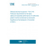 UNE EN IEC 80601-2-49:2019/A1:2024 Medical electrical equipment - Part 2-49: Particular requirements for the basic safety and essential performance of multifunction patient monitors (Endorsed by Asociación Española de Normalización in November of 2024.)