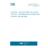 UNE EN ISO 585:2000 PLASTICS - UNPLASTICIZED CELLULOSE ACETATE - DETERMINATION OF MOISTURE CONTENT (ISO 585:1990)