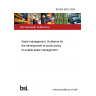 BS ISO 55011:2024 Asset management. Guidance for the development of public policy to enable asset management