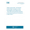 UNE EN ISO 283:2023 Textile conveyor belts - Full thickness tensile strength, elongation at break and elongation at the reference load - Test method (ISO 283:2023) (Endorsed by Asociación Española de Normalización in May of 2023.)