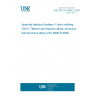 UNE EN ISO 9606-5:2000 Approval testing of welders. Fusion welding. Part 5: Titanium and titanium alloys, zirconium and zirconium alloys (ISO 9606-5:2000).