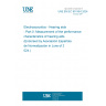 UNE EN IEC 60118-0:2024 Electroacoustics - Hearing aids - Part 0: Measurement of the performance characteristics of hearing aids (Endorsed by Asociación Española de Normalización in June of 2024.)