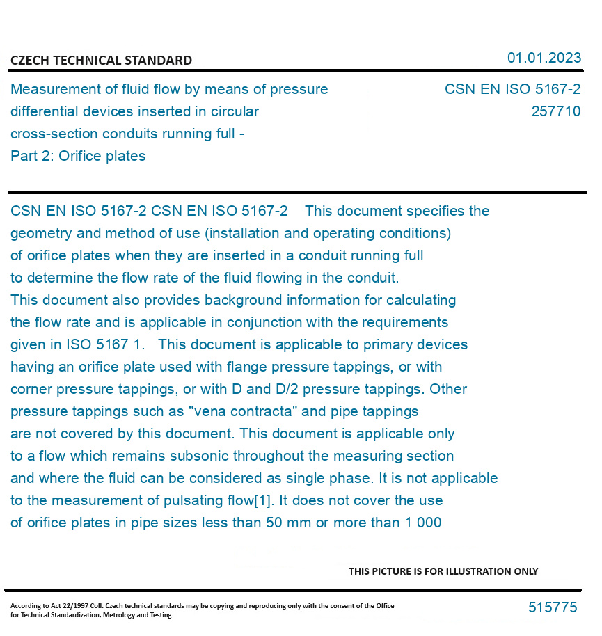 CSN EN ISO 5167-2 - Measurement Of Fluid Flow By Means Of Pressure ...