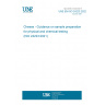 UNE EN ISO 24223:2022 Cheese - Guidance on sample preparation for physical and chemical testing (ISO 24223:2021)