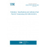 UNE EN ISO 3262-20:2022 Extenders - Specifications and methods of test - Part 20: Fumed silica (ISO 3262-20:2021)