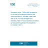 UNE EN 3660-066:2017 Aerospace series - Cable outlet accessories for circular and rectangular electrical and optical connectors - Part 066: Cable outlet, style K, 90°, for heat shrinkable boot, shielded, sealed - Product standard (Endorsed by Asociación Española de Normalización in October of 2017.)