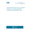 UNE EN ISO/ASTM 52926-1:2024 Additive Manufacturing of metals - Qualification principles - Part 1: General qualification of operators (ISO/ASTM 52926-1:2023)