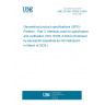 UNE EN ISO 18183-3:2024 Geometrical product specifications (GPS) - Partition - Part 3: Methods used for specification and verification (ISO 18183-3:2024) (Endorsed by Asociación Española de Normalización in March of 2024.)