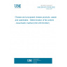 UNE EN ISO 23319:2022 Cheese and processed cheese products, caseins and caseinates - Determination of fat content - Gravimetric method (ISO 23319:2022)