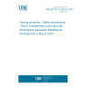 UNE EN 352-8:2020+A1:2024 Hearing protectors - Safety requirements - Part 8: Entertainment audio earmuffs (Endorsed by Asociación Española de Normalización in May of 2024.)